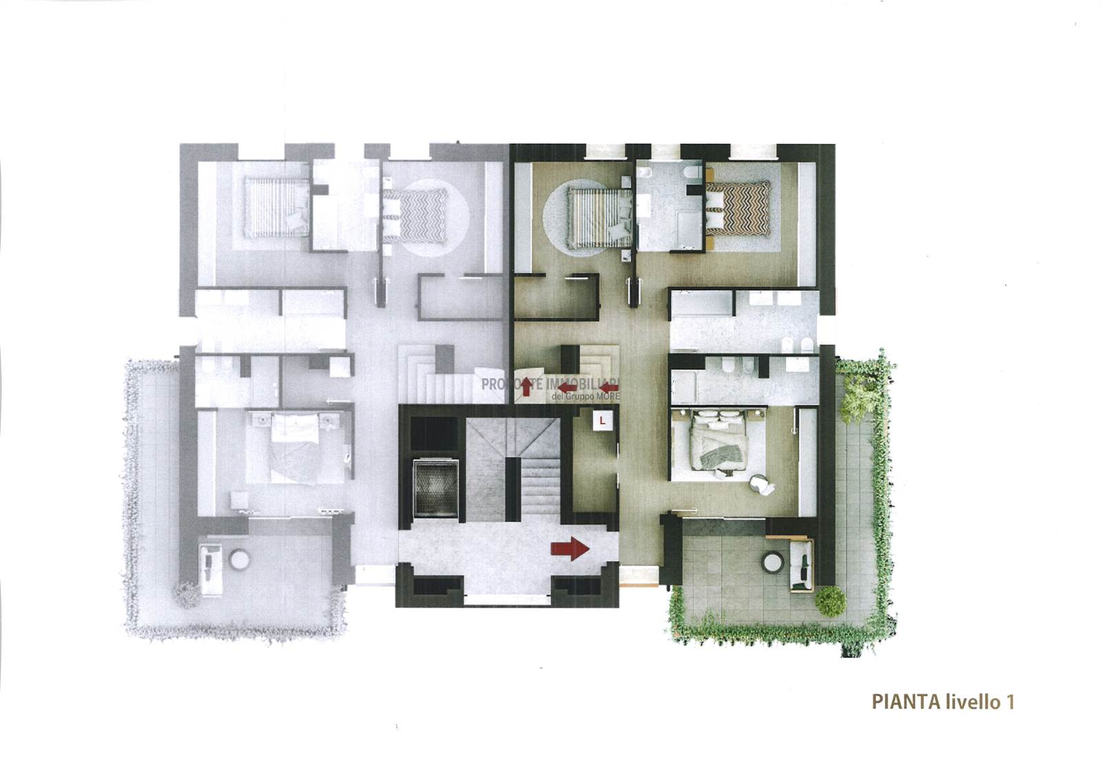 UNITA' A4 piano terzo